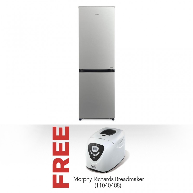 Hitachi R-B410PRU6-BSL Refrigerator & Free Morphy Richards 48281 MultiUse Fastbake Breadmaker