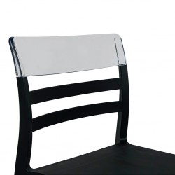 Siesta Moon Chair Black Seat Ref090