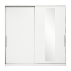 Elit Plus Sliding Wardrobe & Mirror White