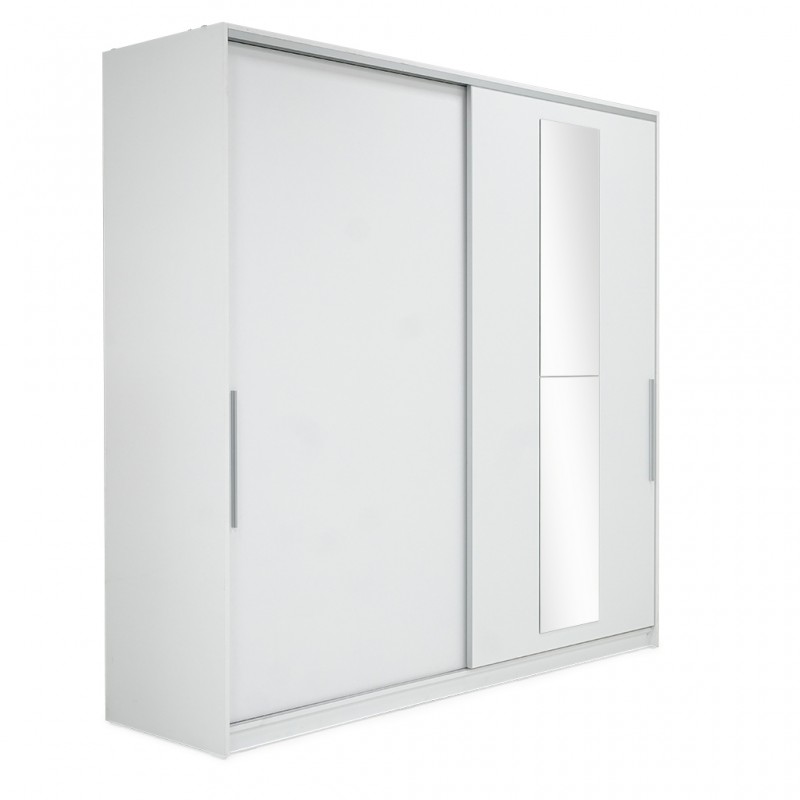 Elit Plus Sliding Wardrobe & Mirror White