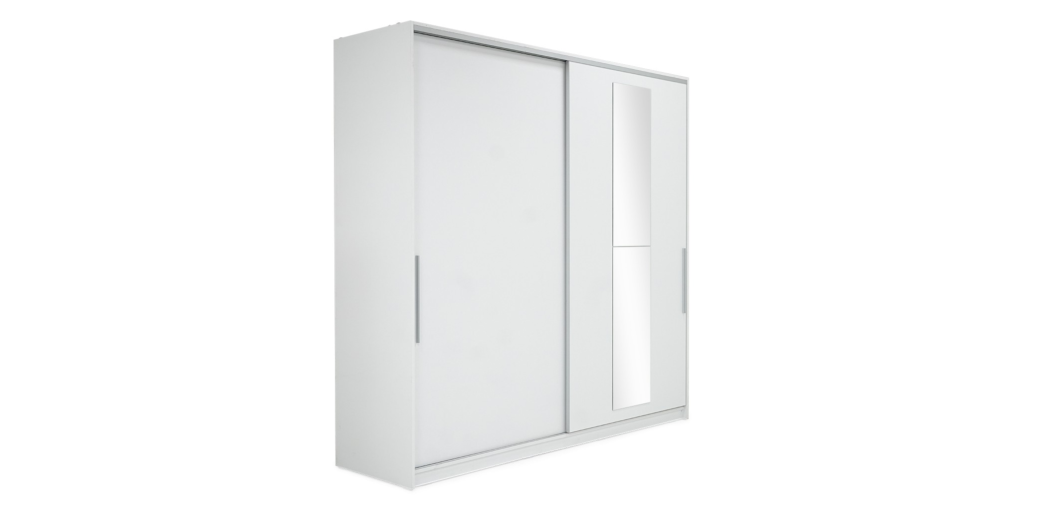 Elit Plus Sliding Wardrobe & Mirror White