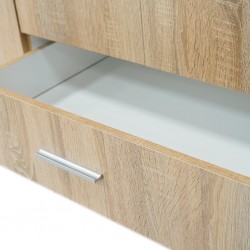 Bodrum Wardrobe With 4 Doors Sonoma