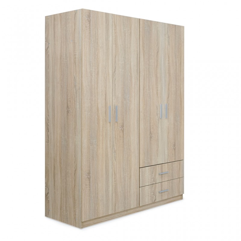 Bodrum Wardrobe With 4 Doors Sonoma Bodrum Wardrobe With 4 Doors Sonoma
