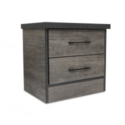 Feori Night Table Grey