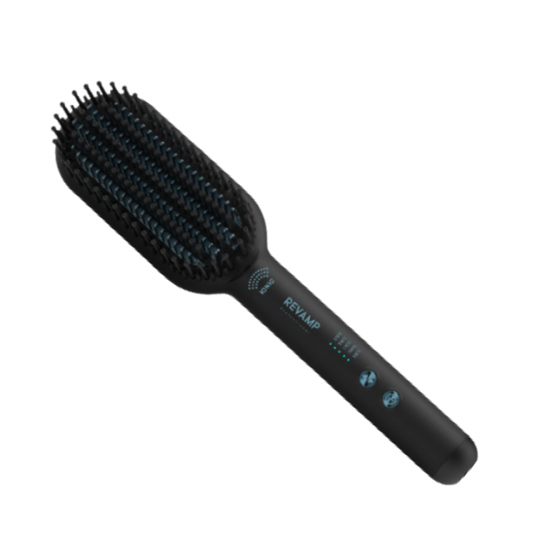 Revamp BR-2000X-EU Progloss Deepform Hot Ceramic Straightening Brush 2YW Revamp BR-2000X-EU Progloss Deepform Hot Ceramic Straightening Brush 2YW