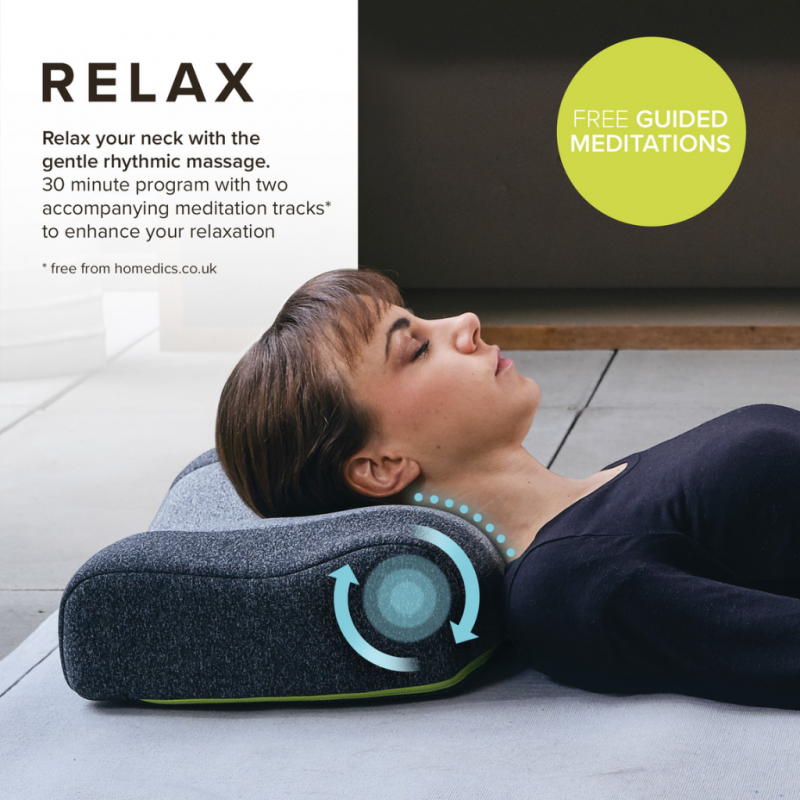 Homedics ZEN1000EU Zen Neck Meditation Pillow Rechargeable 3YW