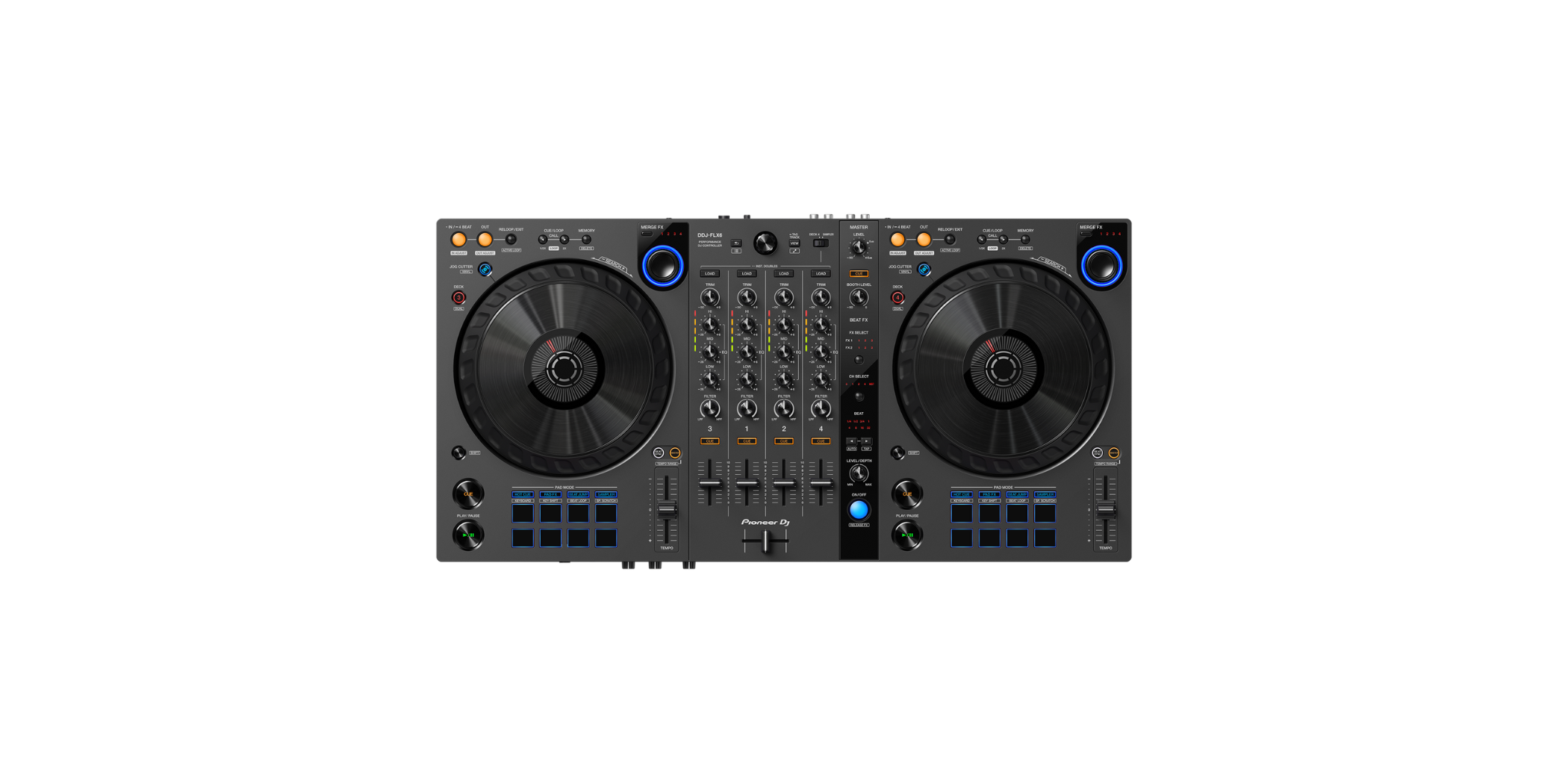 Pioneer DDJFLX6GT 4 Channels DJ Controller