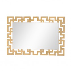 Wall Mirror Rectangle L80xW120xD2 cm MDF - Rose Gold Finish JC-MN6210