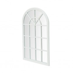 Wall Mirror Window W120xH80 cm MDF - White Finish JC-MN6214