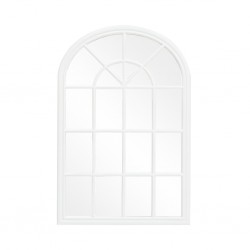 Wall Mirror Window W120xH80 cm MDF - White Finish JC-MN6214