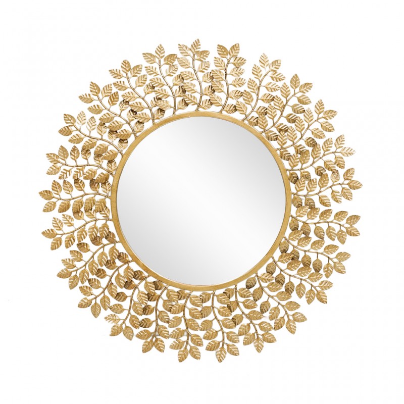 Wall Mirror Round Diameter 90 cm Metal - Gold Finish JC-MN6201 Wall Mirror Round Diameter 90 cm Metal - Gold Finish JC-MN6201