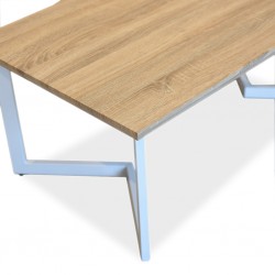 Emily Coffee Table Oak Wood/Metal