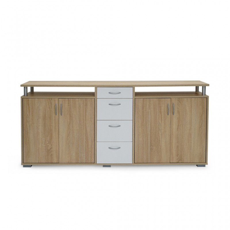 Maximo Sideboard Sonoma Oak/White Color