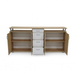 Maximo Sideboard Sonoma Oak/White Color