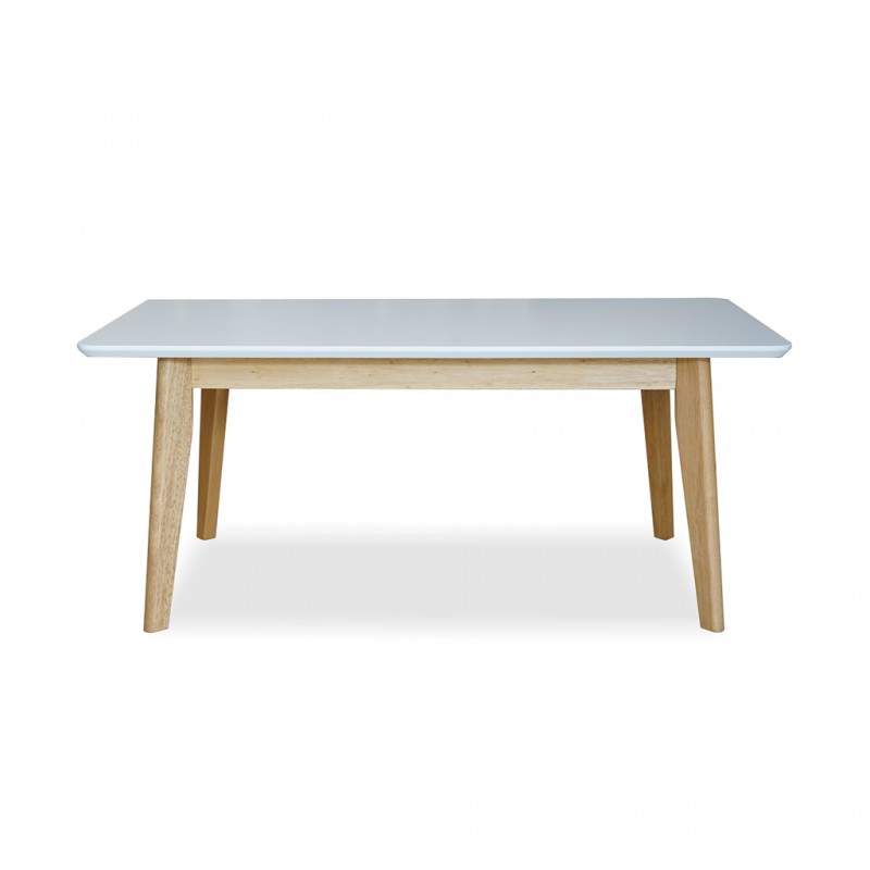 Aimon Coffee Table Natural/White Lacquered Color