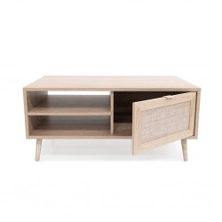 Bali Coffee Table With 2 Tiers Sonoma Oak Color