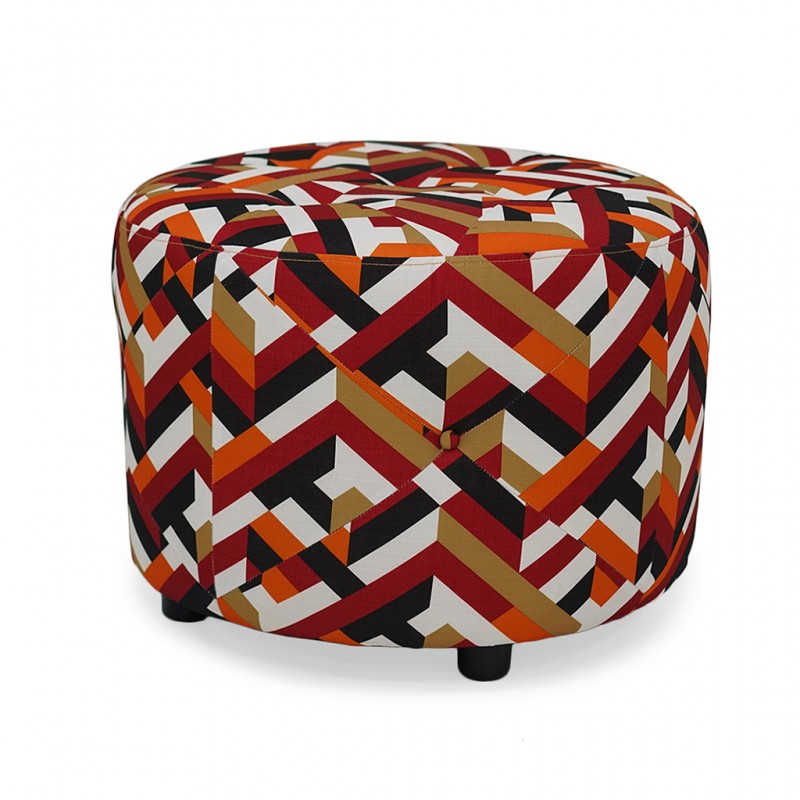Gabrielle Ottoman in Fabric Gabrielle Ottoman in Fabric