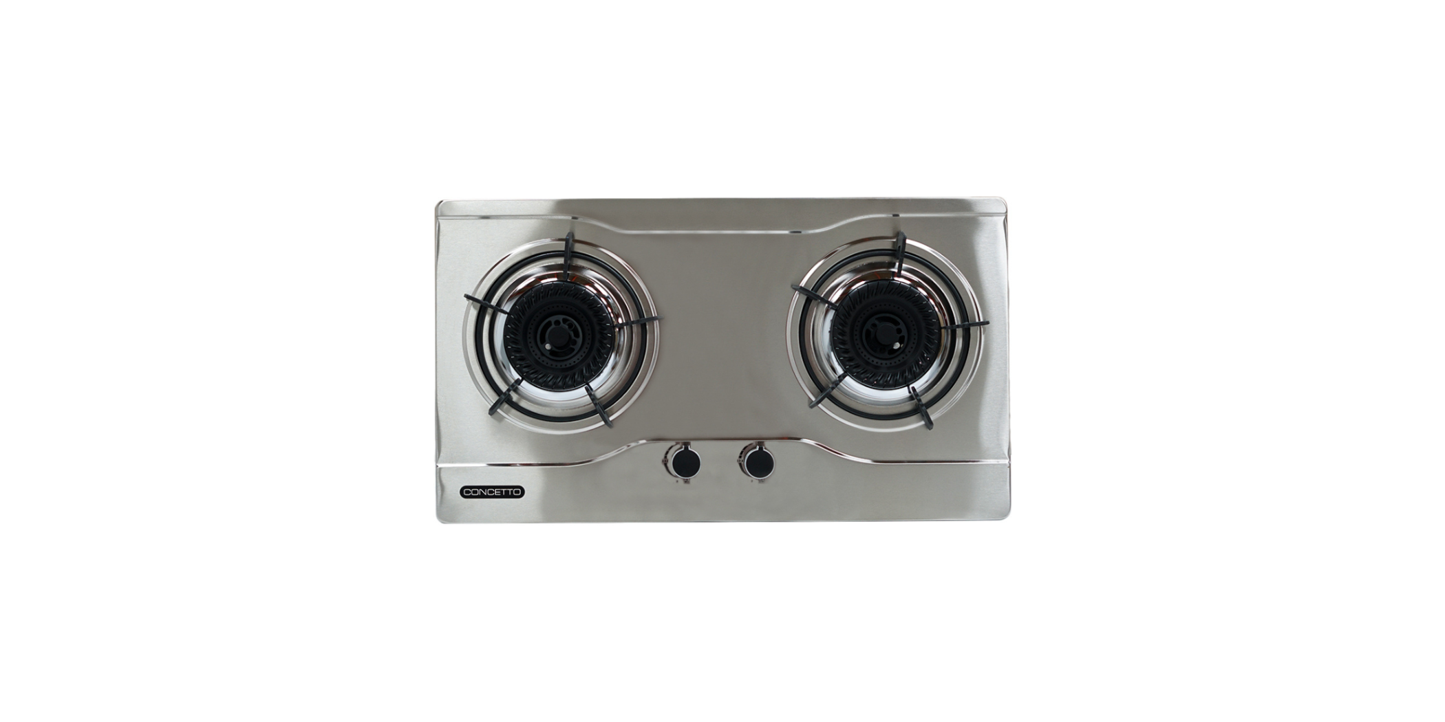 Concetto CG22082 Built In S/Steel Double Burner