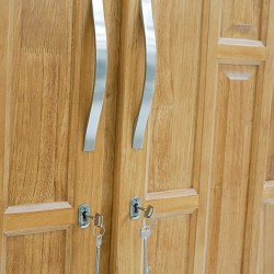 Aetna Wardrobe 4 Doors Pine Wood