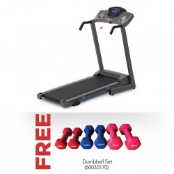 JDM Sports TM143 Motorized Treadmill & Free Dumbbell Set