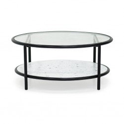 Barry Terrazzo Round Coffee Table MDF/G.Top