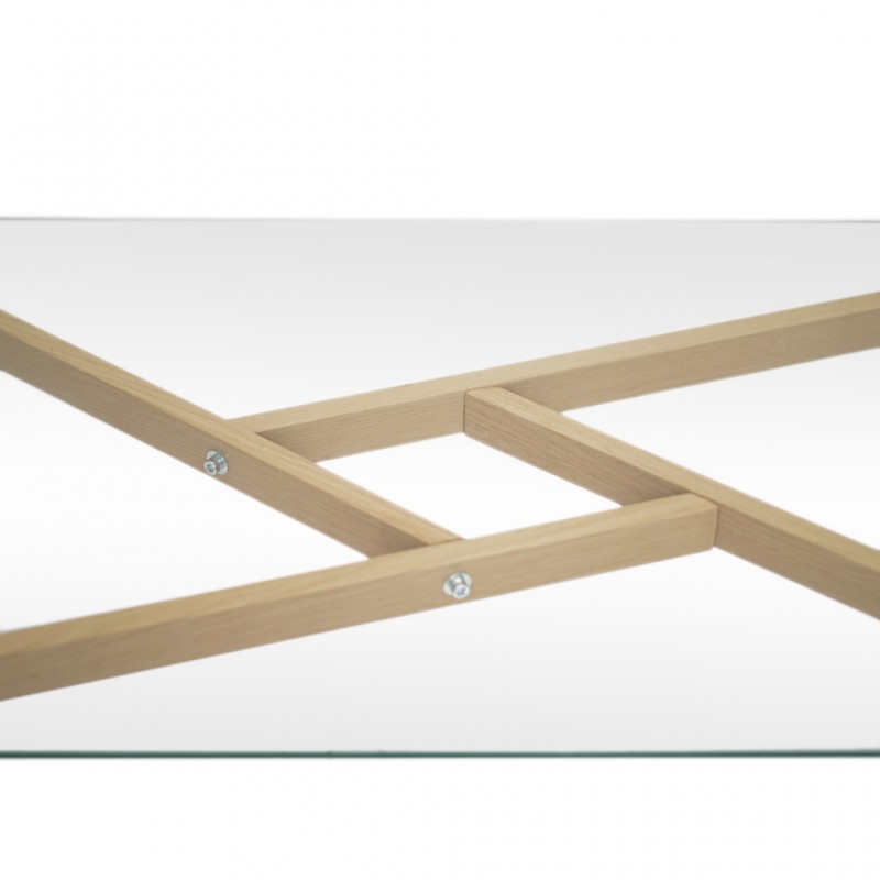 Arkadius Coffee Table / Glass Top