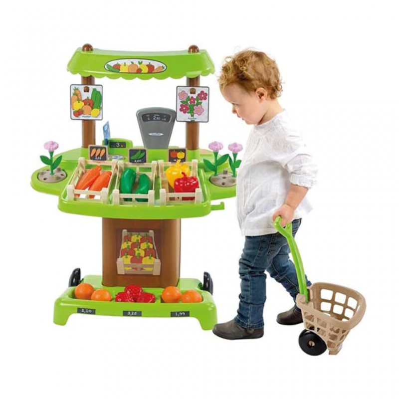 Simba Ecoiffier - 100% Chef Organic Market Stall 21 Accessories - 1741