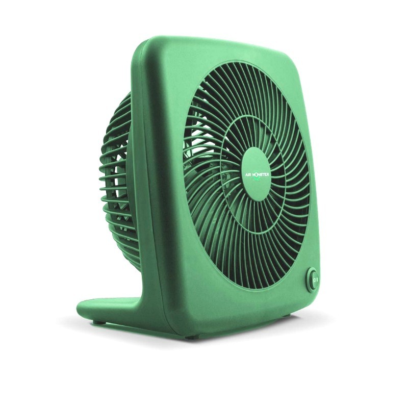 Air Monster 15827 7" Green Personal Fan
