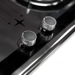Concetto CGB-22083 Built in Blk S/S Double Burner