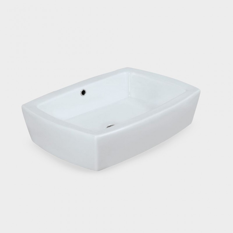 Kubix Table Top Basin White KUS-WHT-35901