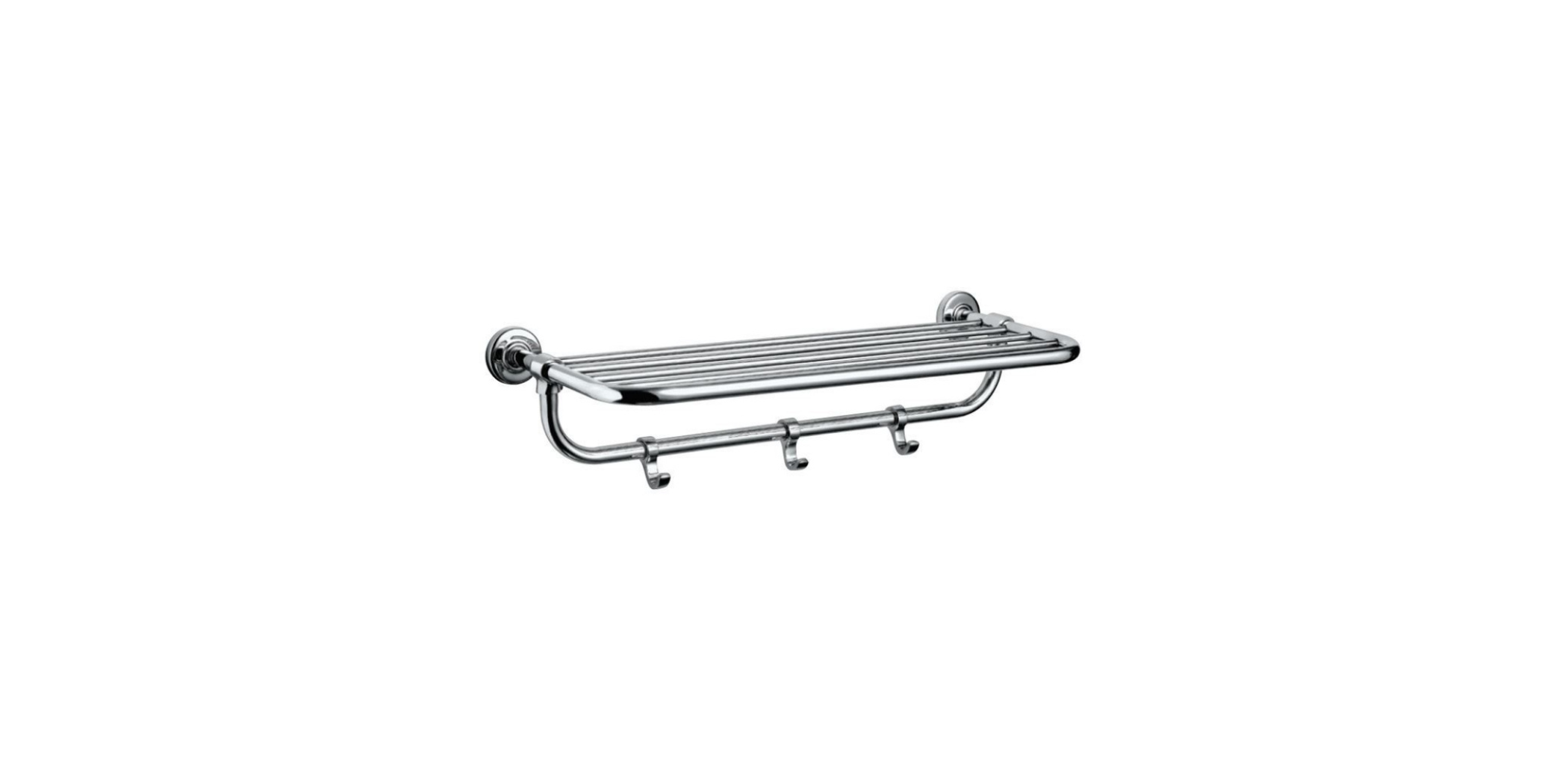 Jaquar AHS Towel Shelf With Lower Hanger AHSCHR1581H