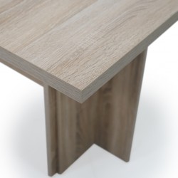 Ancona Extendable Table Structured Sonoma Oak Col