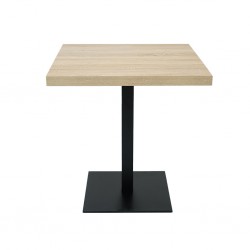 Quadrato Dining Table Sonoma Oak/Black Color