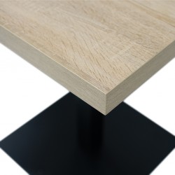 Quadrato Dining Table Sonoma Oak/Black Color