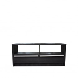 Clio Low TV Cabinet Melamine Ebony Oak