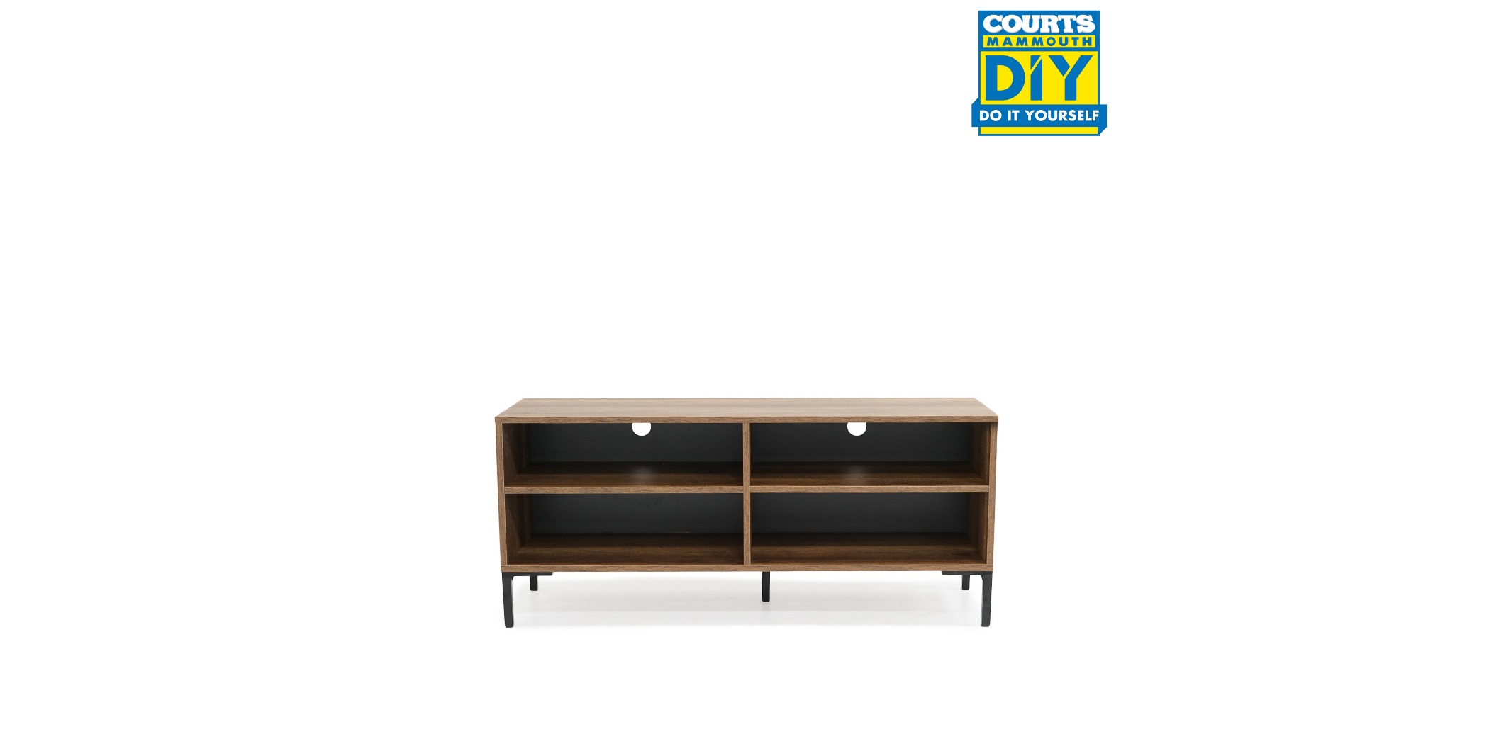 Hardfort Low TV With Optimal Door & Drawer Oslo Walnut