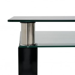 Antonella Dining Table Black PVC