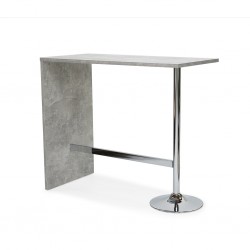 Party Bar Table Structured Concrete Color