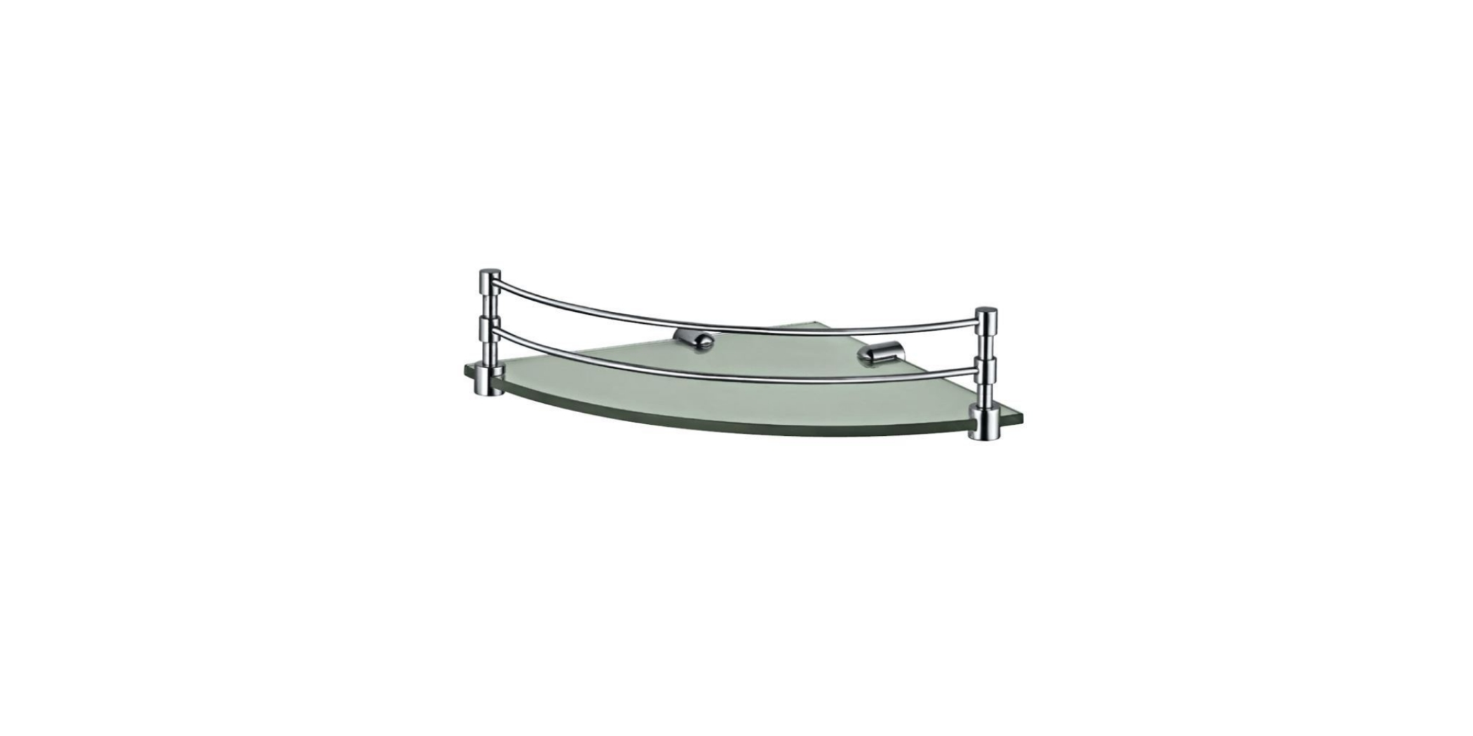 Jaquar Continental Corner Glass Shelf With Bracket ACNCHR1173