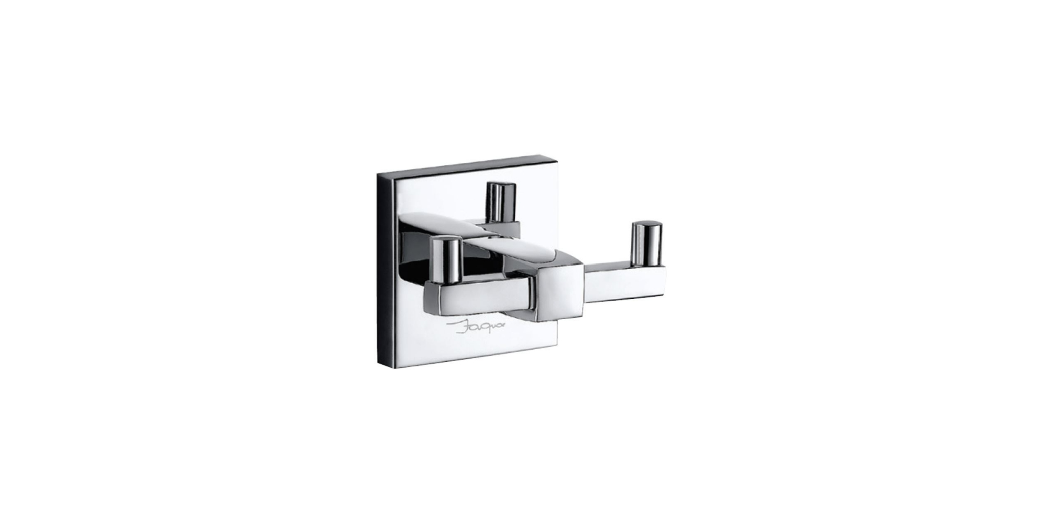Jaquar Kubix Double Coat Hook AKPCHR35761P