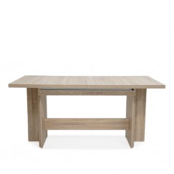 Ancona Extendable Table Structured Sonoma Oak Col