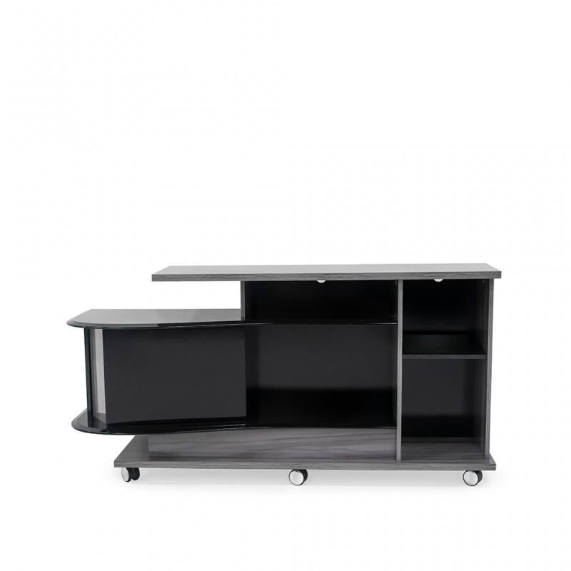 Zoom Low TV Cabinet Grey/Black PB