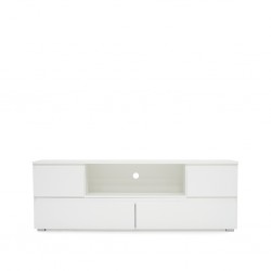 Image Low TV Cabinet White Color 002630