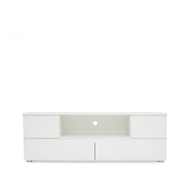 Image Low TV Cabinet White Color 002630