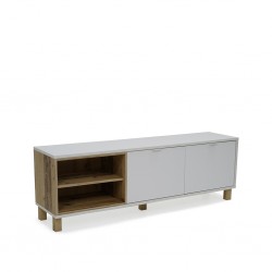 Menorca Low TV Cabinet White Color 003028