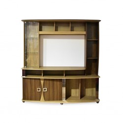 Roma High TV Cabinet Teak Particle Board