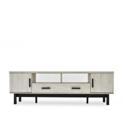 Movie Low TV Cabinet PB White Wash