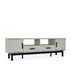 Movie Low TV Cabinet PB White Wash