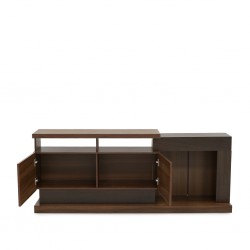 Fusion Low TV Cabinet Nogal/Walnut