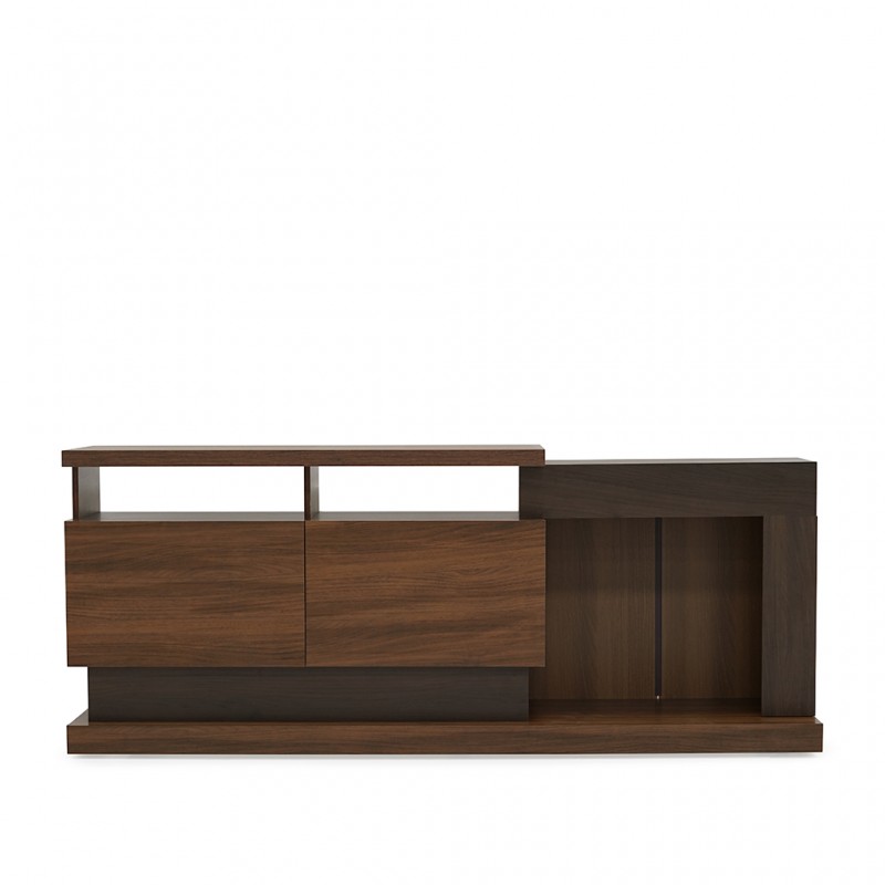 Fusion Low TV Cabinet Nogal/Walnut